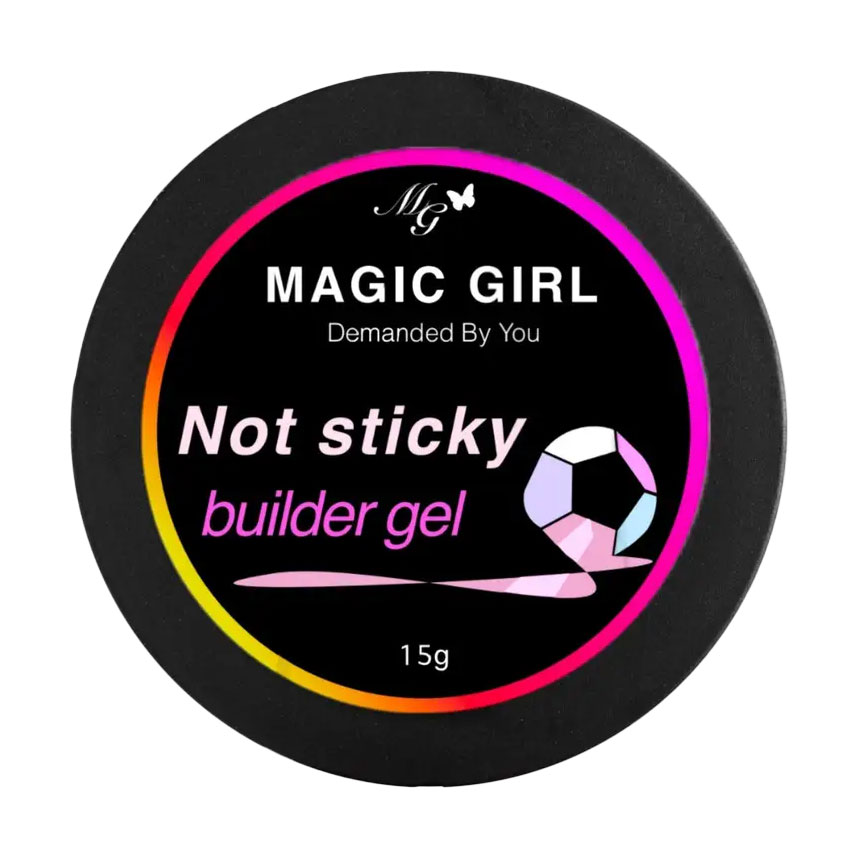 Гель для нарощування нігтів Magic Girl Not Sticky Builder Gel Молочний, 15 г
